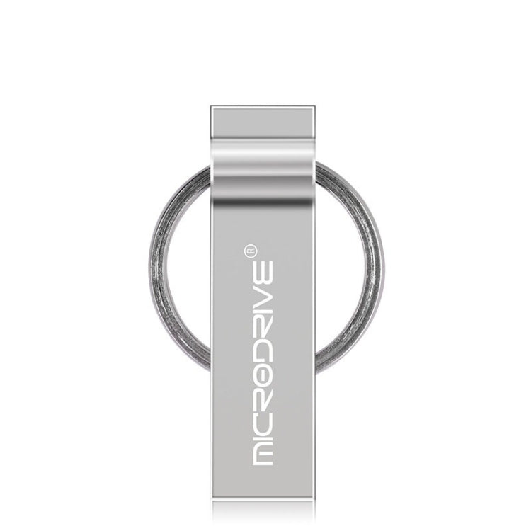 MicroDrive 64GB USB 2.0 Metal Keychain U Disk, 64GB