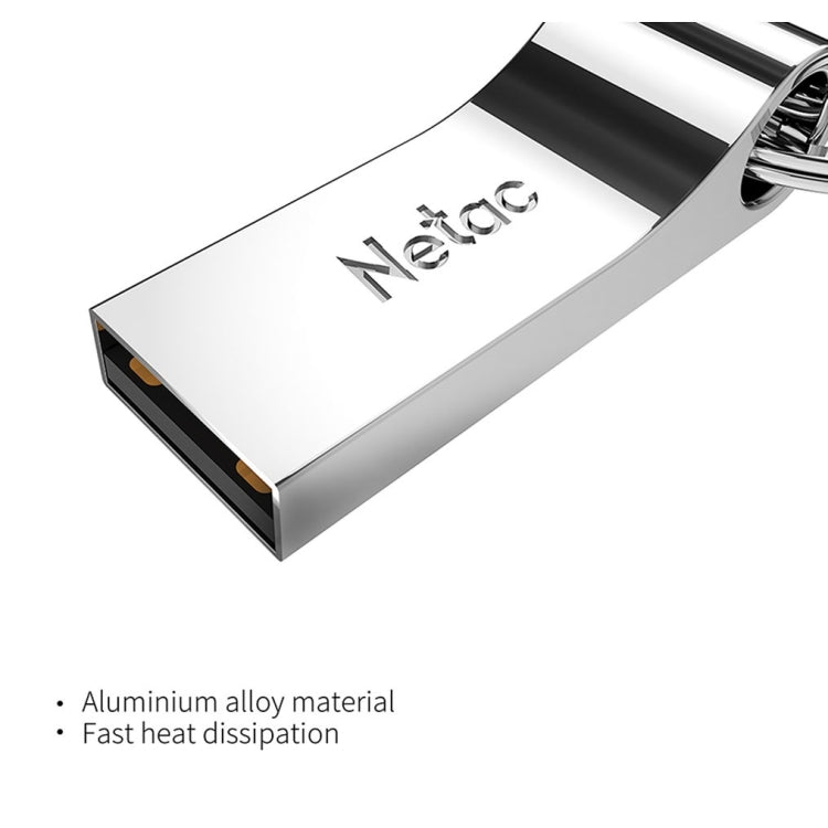 Netac U275 8GB USB 2.0 Secure Encryption Aluminum Alloy U Disk, 8GB