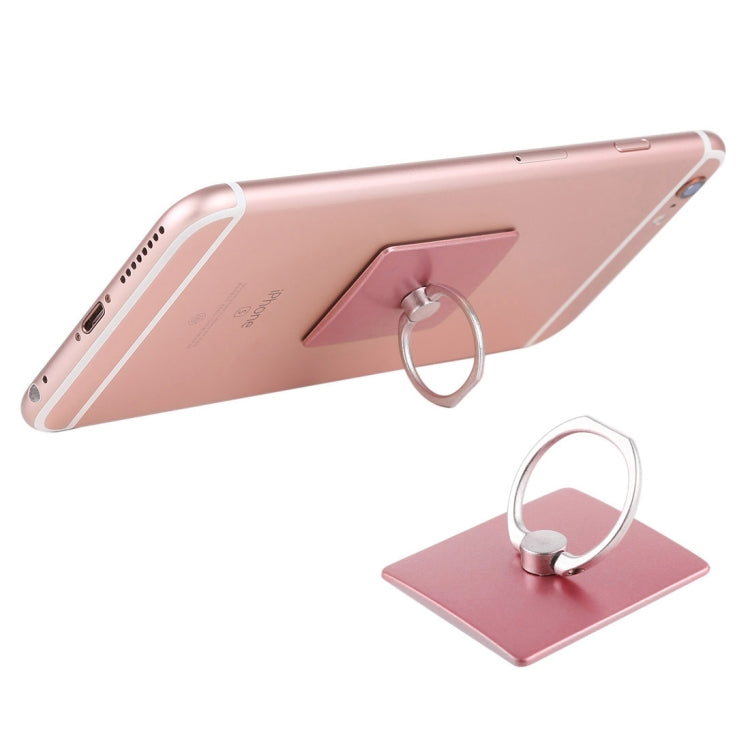 Ring Buckle Multifunction Cell Phone Holder, White, Pink, Tyrant gold