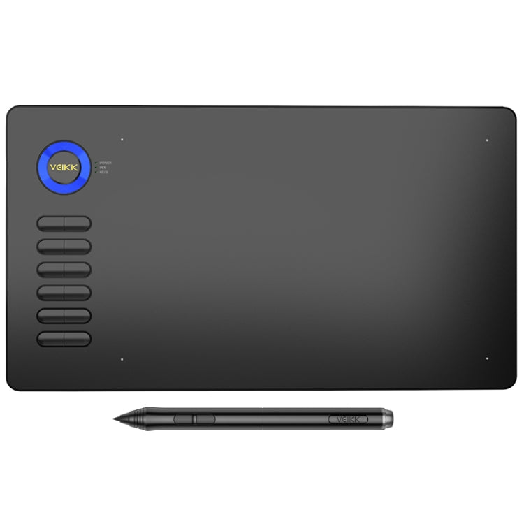 VEIKK A15 10x6 inch 5080 LPI Smart Touch Electronic Graphic Tablet, with Type-C Interface, A15 Gold, A15 Blue, A15 Red