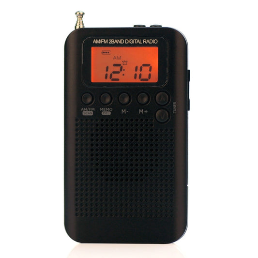 HRD-104 Mini Portable FM + AM Two Band Radio with Loudspeaker