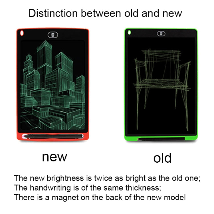 Portable 8.5 inch LCD Writing Tablet Drawing Graffiti Electronic Handwriting Pad Message Graphics Board Draft Paper with Writing Pen, 8.5 inch Red, 8.5 inch White, 8.5 inch Black, 8.5 inch Green, 8.5 inch Blue