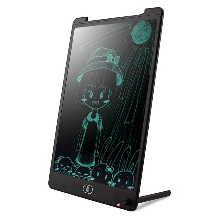 Portable 12 inch LCD Writing Tablet Drawing Graffiti Electronic Handwriting Pad Message Graphics Board Draft Paper with Writing Pen, 12 inch Black
