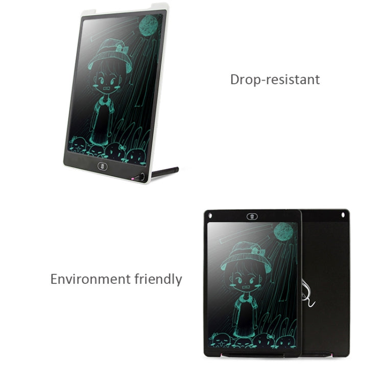 Portable 12 inch LCD Writing Tablet Drawing Graffiti Electronic Handwriting Pad Message Graphics Board Draft Paper with Writing Pen, 12 inch Red, 12 inch White, 12 inch Black, 12 inch Green, 12 inch Blue