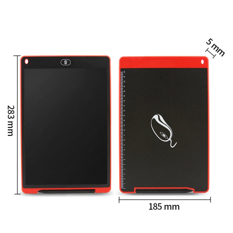 Portable 12 inch LCD Writing Tablet Drawing Graffiti Electronic Handwriting Pad Message Graphics Board Draft Paper with Writing Pen, 12 inch Red, 12 inch White, 12 inch Black, 12 inch Green, 12 inch Blue