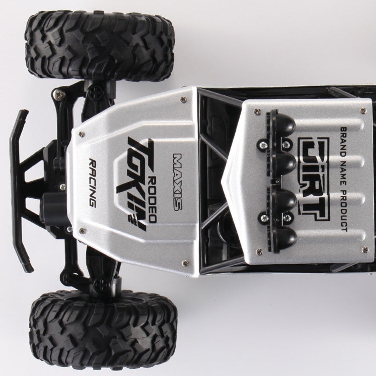 HD6026 1:12 Large Alloy Climbing Car Mountain Cross-country Four-wheel Drive Remote Control Car Toy, Size: 37cm, HD6026 1:12(Gold), HD6026 1:12(Red), HD6026 1:12(Silver), HD6026 1:12(Black), 6255 2.4GHz 1:16(Green)