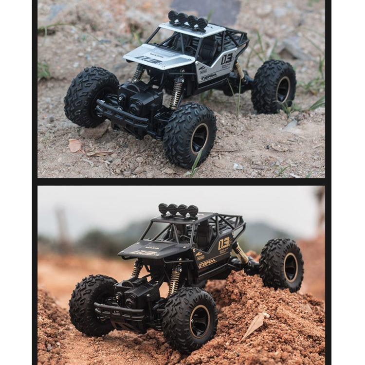 HD6026 1:16 Large Alloy Climbing Car Mountain Cross-country Four-wheel Drive Remote Control Car Toy, Size: 28cm, HD6026 1:16(Red), HD6026 1:16(Silver), HD6026 1:16(Black), HD6026 1:16(Blue)