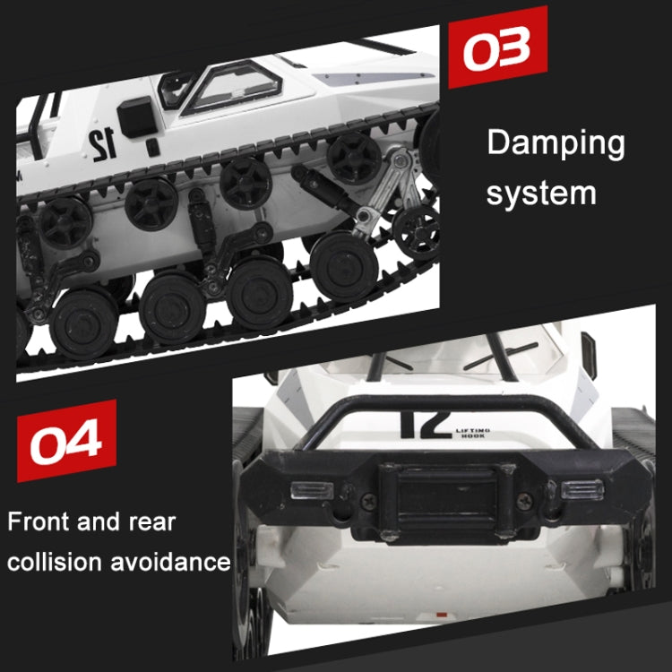 SG-1203 1:12 2.4G Simulation Remote Control EV Tracked Vehicle Tank Off-road Vehicle Model Car Toy