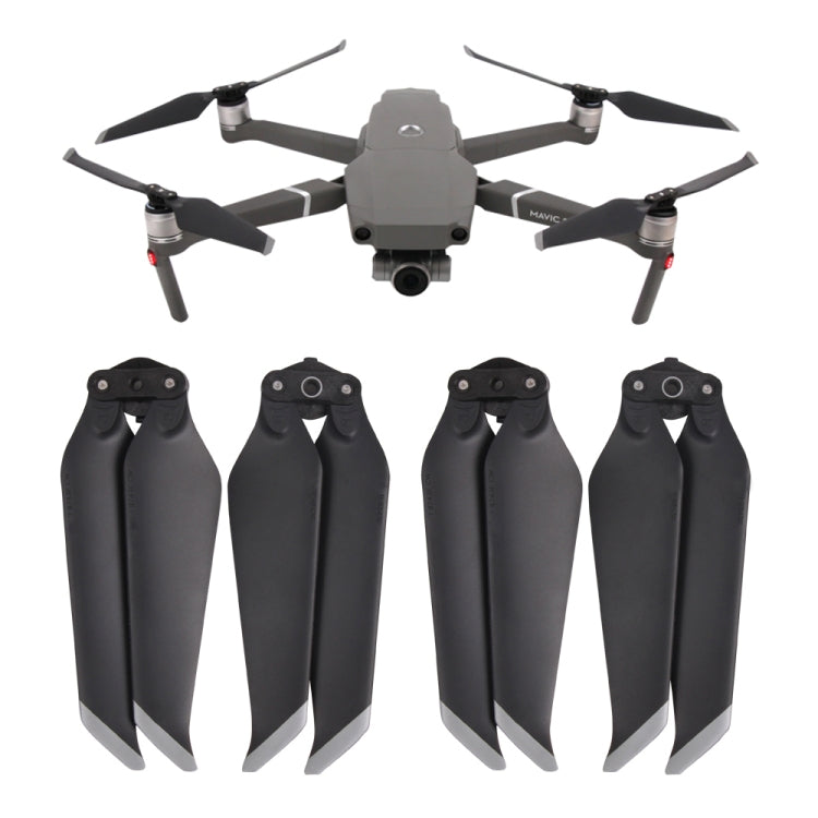 2 Pairs 8743F Low Noise Quick-release Propellers for DJI Mavic 2 Pro / Zoom, For DJI Mavic 2  2 Pairs Silver, For DJI Mavic 2  2 Pairs Gold