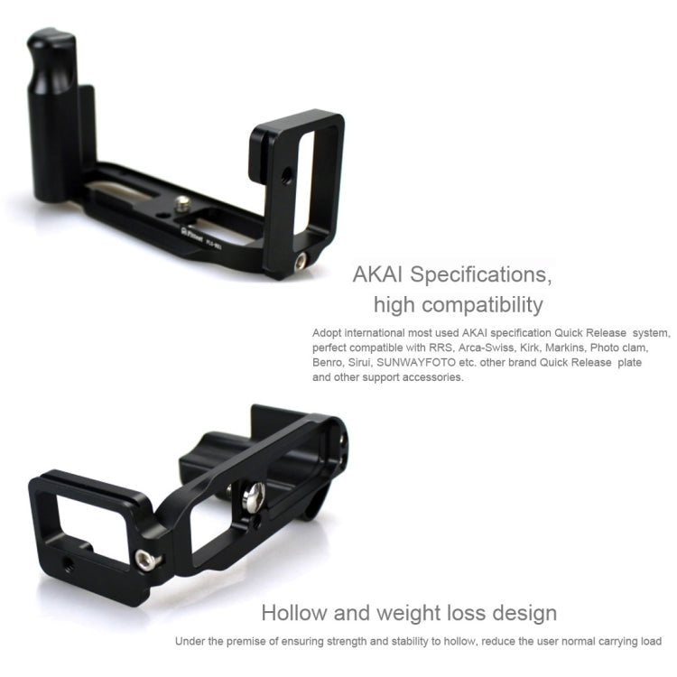 FITTEST FLS-RX1 Vertical Shoot Quick Release L Plate Bracket Base Holder for Sony RX1, For Sony RX1