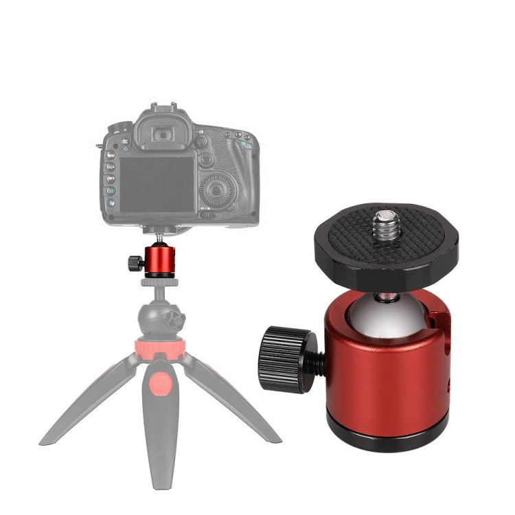 Mini 360 Degree Rotation Panoramic Metal Ball Head for DSLR & Digital Cameras, Black, Blue, Red