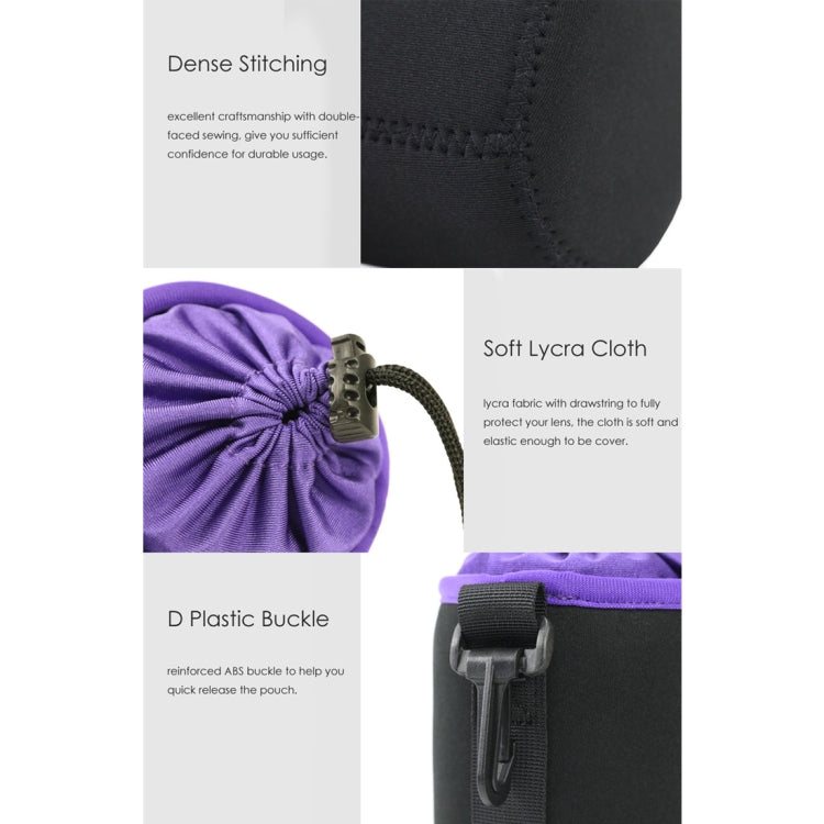 SLR Camera Lens Bag Micro Single Lens Bag Lens Inner Bile Bag Waterproof Protective Case Plus Velvet Thickening, Diameter: 10cm, Height: 14cm, Diameter: 10cm, Height: 14cm
