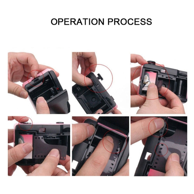 SUC4 5m Waterproof Retro Film Camera Mini Point-and-shoot Camera for Children, Black White, Pink, Baby Blue, White, Yellow
