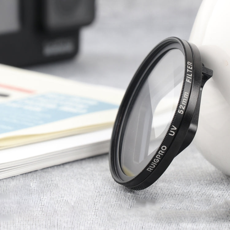 RUIGPRO for GoPro HERO 7/6 /5 Professional 52mm UV Lens Filter with Filter Adapter Ring & Lens Cap, UV Lens