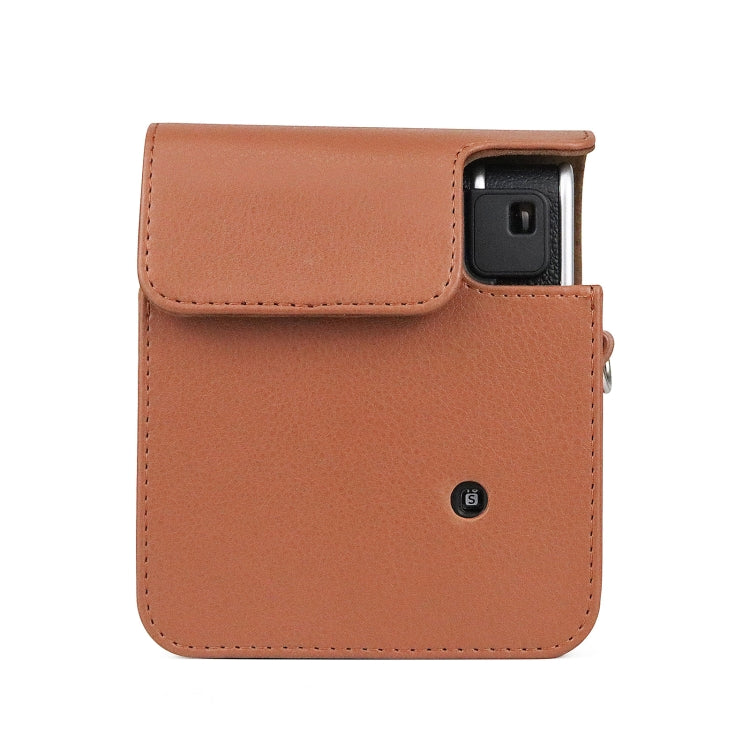 Full Body Camera Retro PU Leather Case Bag with Strap for FUJIFILM instax mini 40, For FUJIFILM instax mini 40