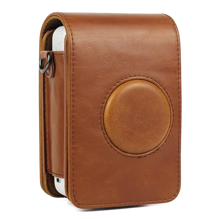 Full Body Camera Retro PU Leather Case Bag with Strap for FUJIFILM instax mini Liplay, For FUJIFILM instax mini Liplay