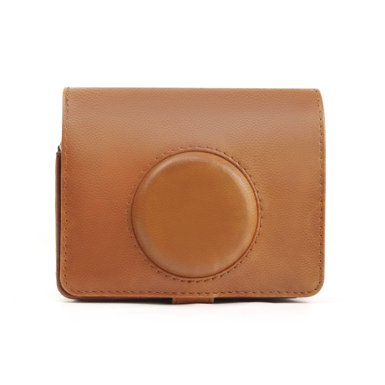 Retro Full Body Camera PU Leather Case Bag with Strap for FUJIFILM instax mini Evo, For FUJIFILM instax mini Evo Retro