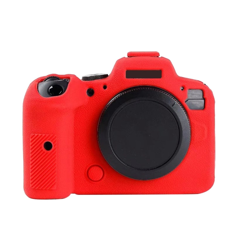 For Canon EOS R6 Litchi Texure Soft Silicone Case, For Canon EOS R6
