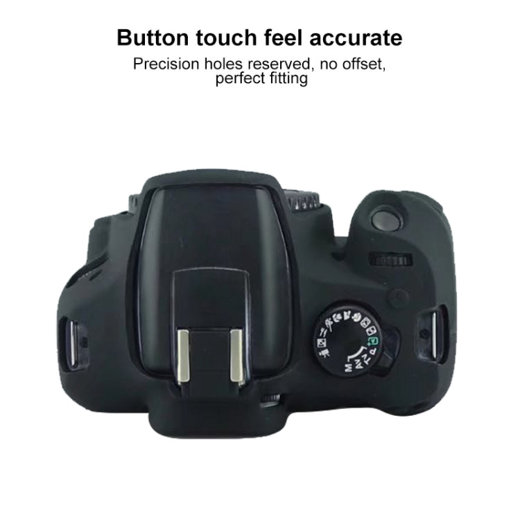 Soft Silicone Protective Case for Canon EOS 2000D, For Canon EOS 2000D