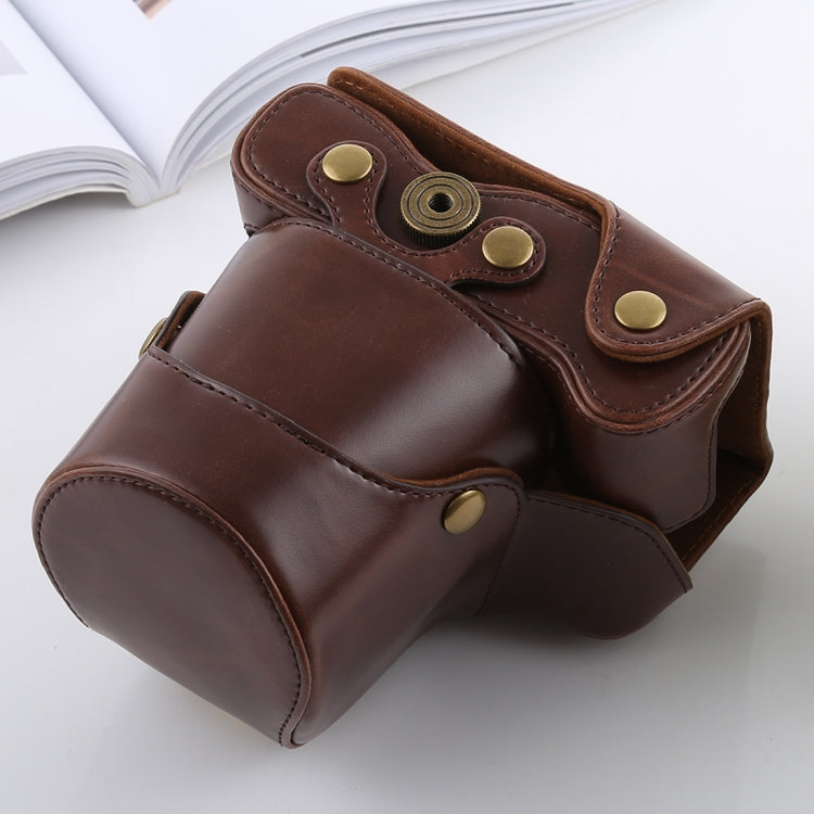Full Body Camera PU Leather Case Bag with Strap for FUJIFILM X-T3, For FUJI X-T3