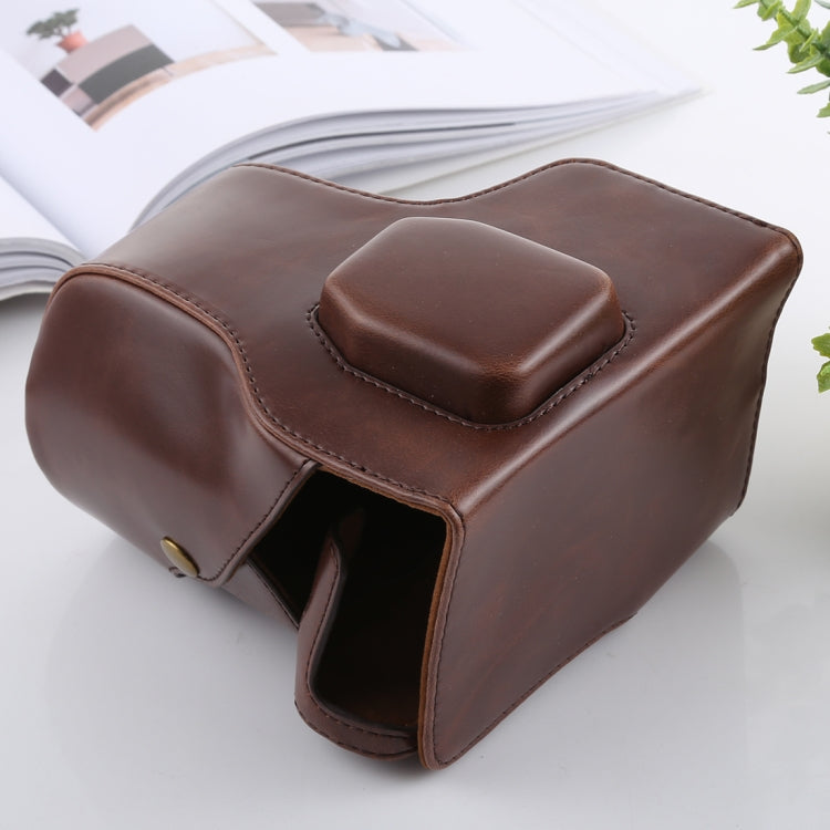 Full Body Camera PU Leather Case Bag with Strap for FUJIFILM X-T3, For FUJI X-T3
