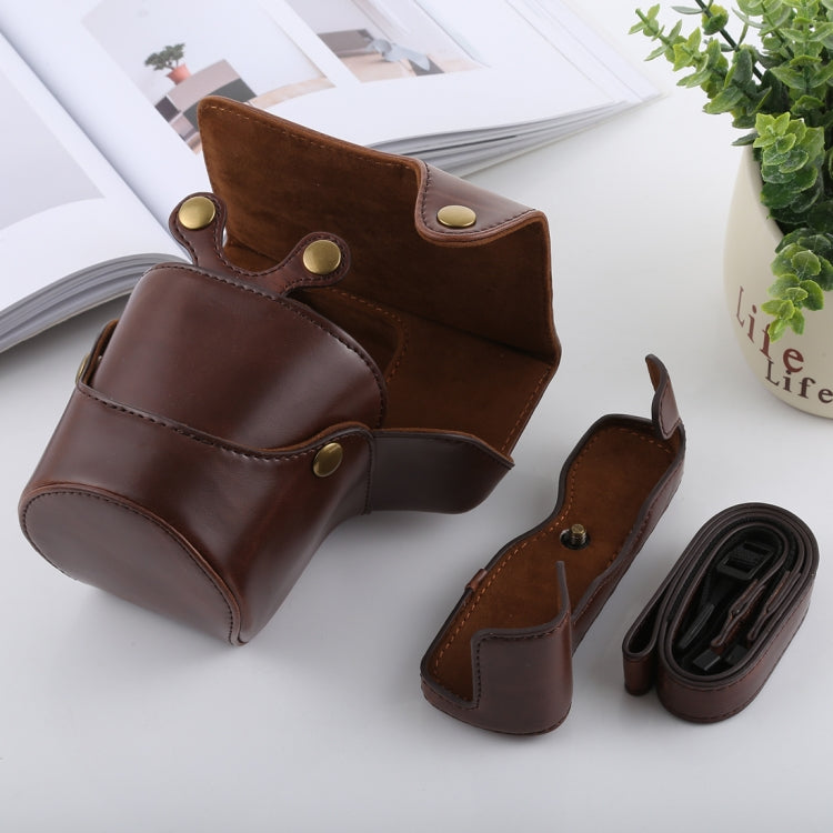 Full Body Camera PU Leather Case Bag with Strap for FUJIFILM X-T3, For FUJI X-T3