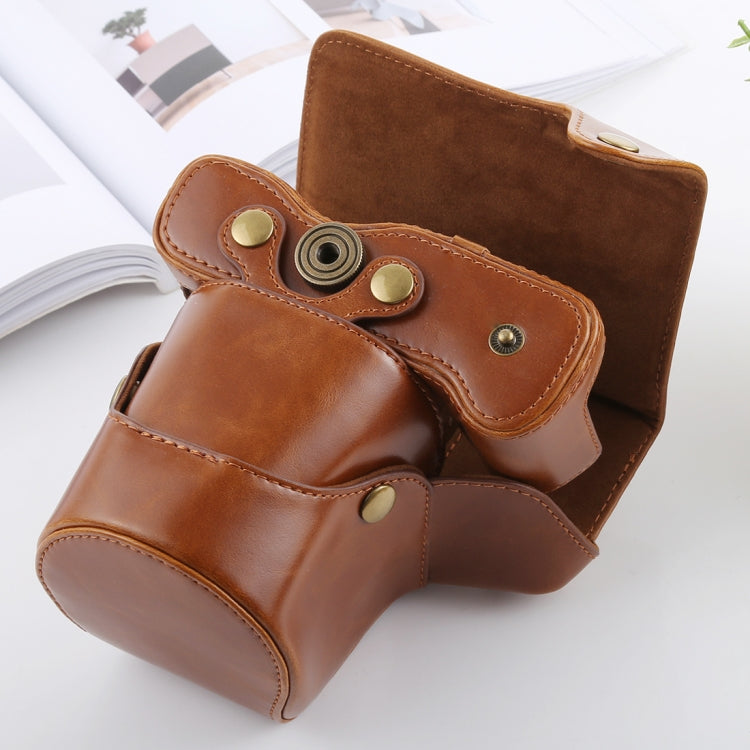 Full Body Camera PU Leather Case Bag with Strap for FUJIFILM X-T3, For FUJI X-T3