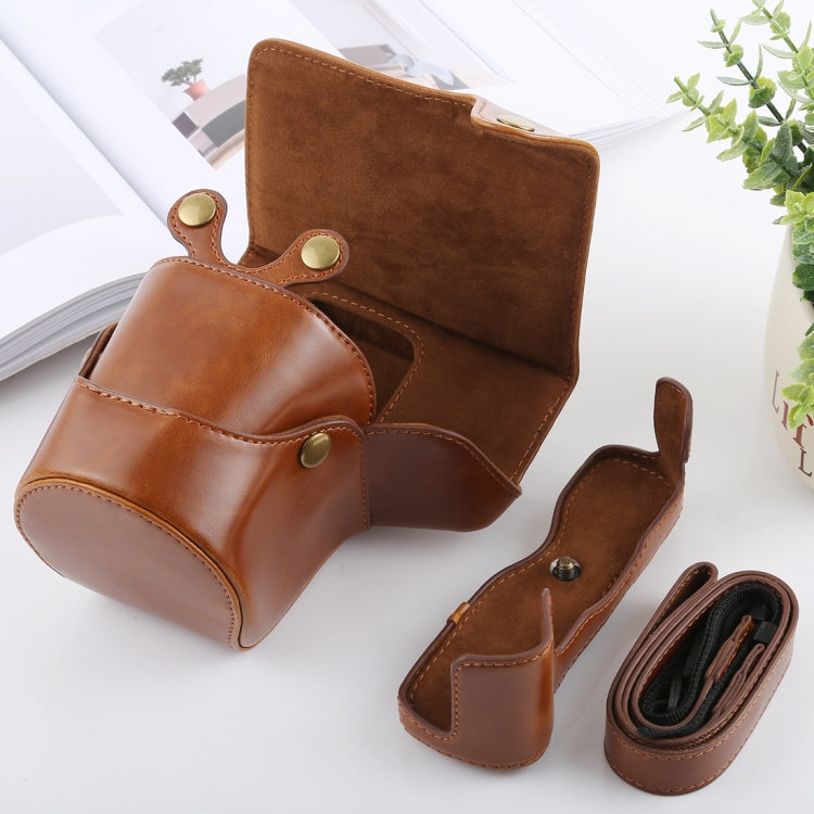 Full Body Camera PU Leather Case Bag with Strap for FUJIFILM X-T3, For FUJI X-T3