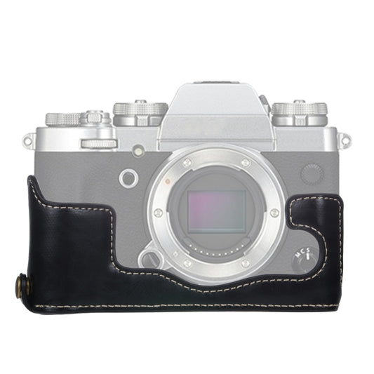 1/4 inch Thread PU Leather Camera Half Case Base for FUJIFILM X-T3/X-T2, For FUJIFILM X-T3