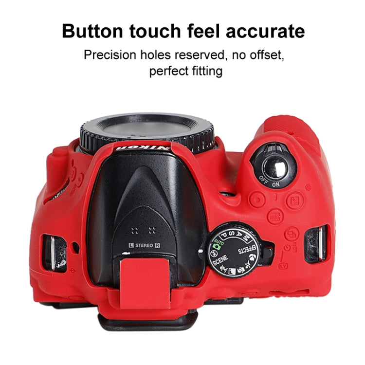 Soft Silicone Protective Case for Nikon D5200, For Nikon D5200