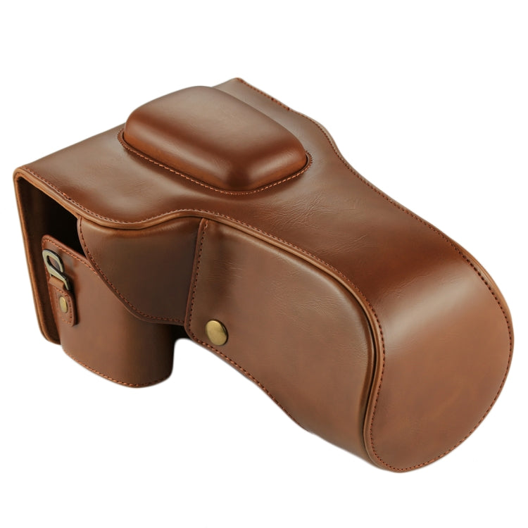 Full Body Camera PU Leather Case Bag for Canon EOS 760D / 750D (18-135mm Lens), For EOS 760D