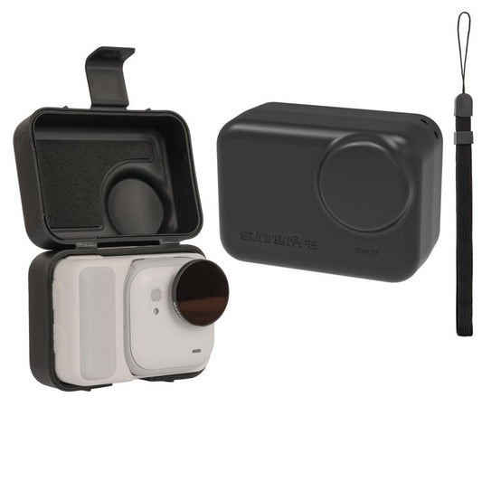 For Insta360 GO Ultra Sunnylife Portable Protective Case Shock-proof Dust-proof Storage Box with Lanyard, For Insta360 GO Ultra