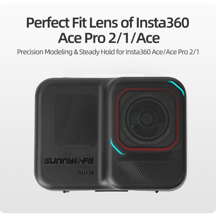 For Insta360 Ace / Ace Pro 2 / 1 Sunnylife Portable Protective Case Shock-proof Dust-proof Storage Box with Lanyard, For Insta360 Ace / Ace Pro 2 / 1