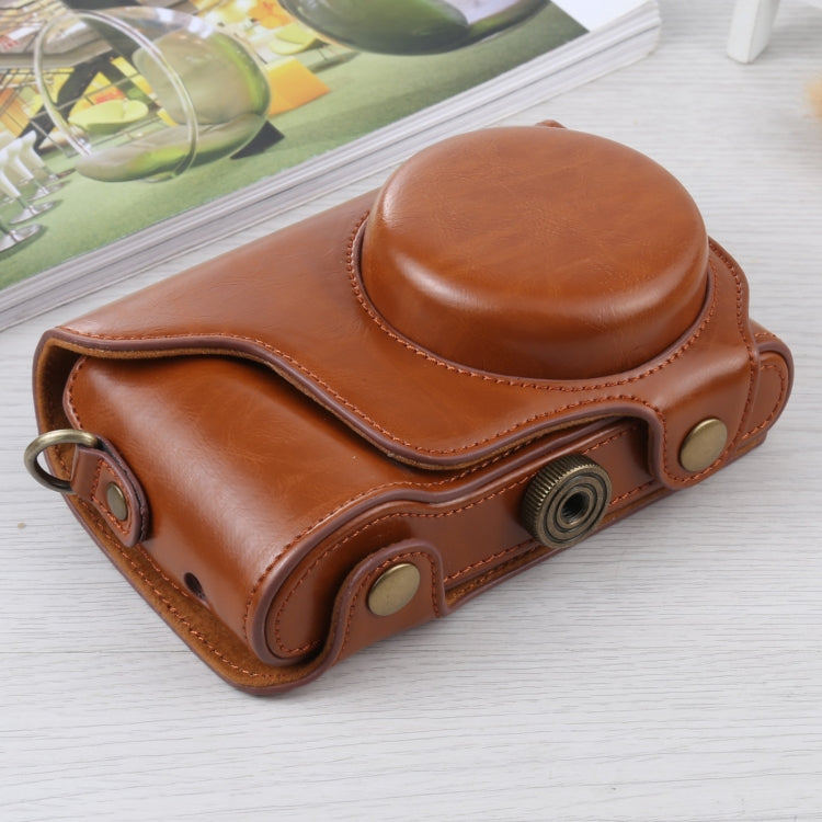 Full Body Camera PU Leather Case Bag with Strap for Samsung Galaxy Camera EK-GC100 / EK-GC110 / EK-GC200, For Samsung Galaxy Camera EK-GC200, For Samsung Galaxy Camera EK-GC100