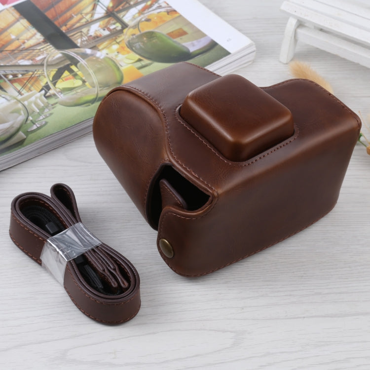 Full Body Camera PU Leather Case Bag with Strap for Olympus E-PL3 / E-PM1, For Olympus E-PL3
