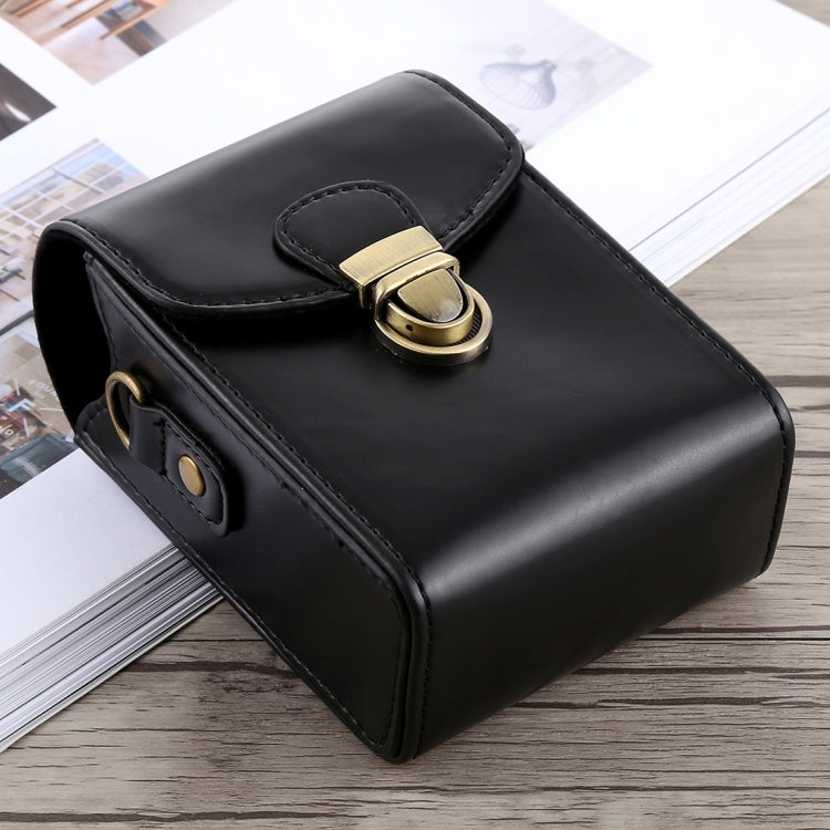 Full Body Camera Buckle Lock PU Leather Case Bag with Hand Strap & Neck Strap for Canon G7X II / G9X Mark II, Sony RX100 / M2, For G7X II, For RX100