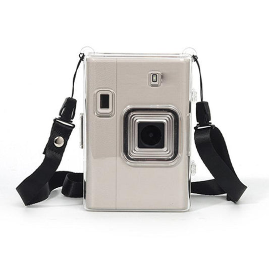 For FUJIFILM instax mini Liplay+ Protective Crystal Shell Case with Shoulder Strap, For FUJIFILM instax mini Liplay+