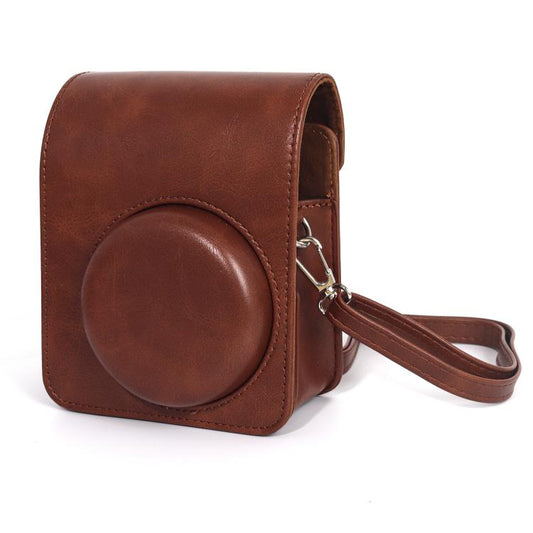 For FUJIFILM Instax Mini 13 Vegan Leather Full Body Camera Protective Bag with Shoulder Strap, For FUJIFILM Instax Mini 13