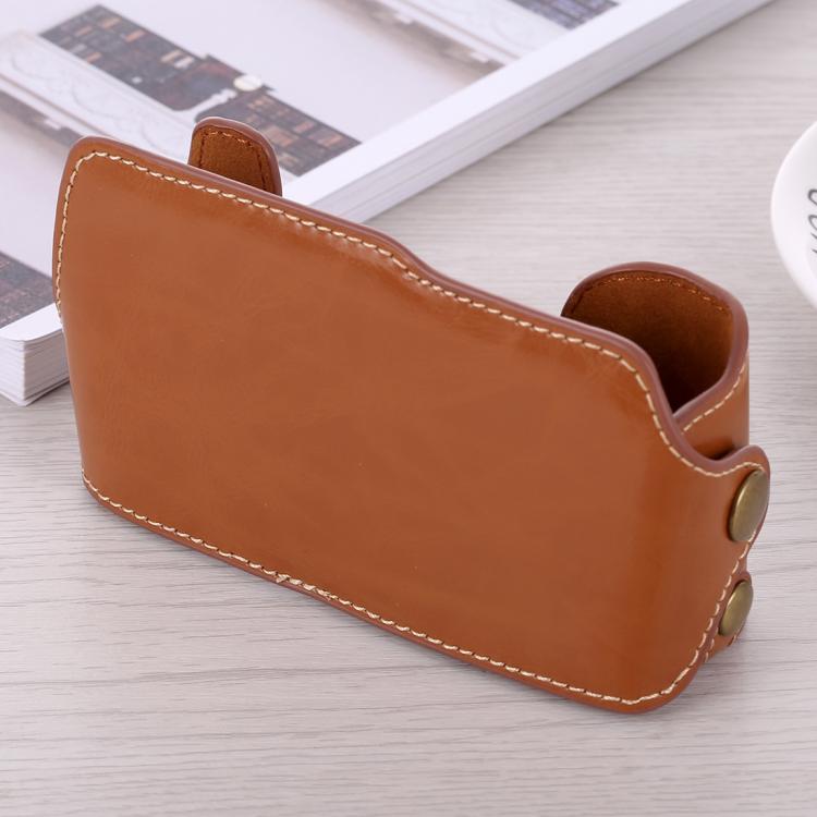 1/4 inch Thread PU Leather Camera Half Case Base for FUJIFILM X-A3 / X-A10, For FUJIFILM XA3