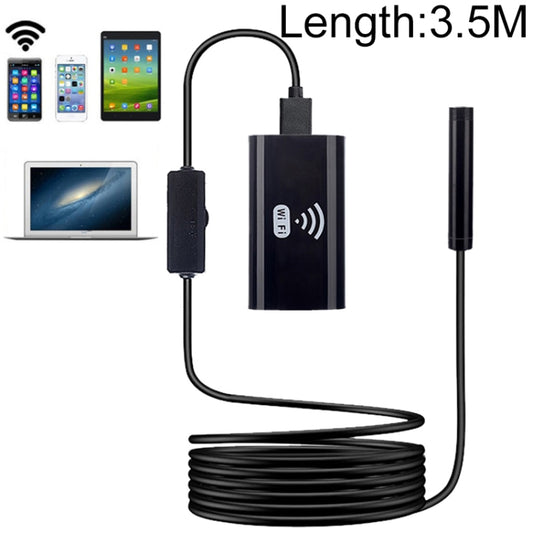 F99 HD Mobile Phone Endoscope, 8mm Waterproof Pipe Endoscope, Wifi Version, Hardwire, Length: 3.5m, Length: 3.5m
