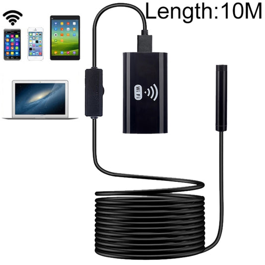 F99 HD Mobile Phone Endoscope, 8mm Waterproof Pipe Endoscope, Wifi Version, Hardwire, Length: 10m, Length: 10m