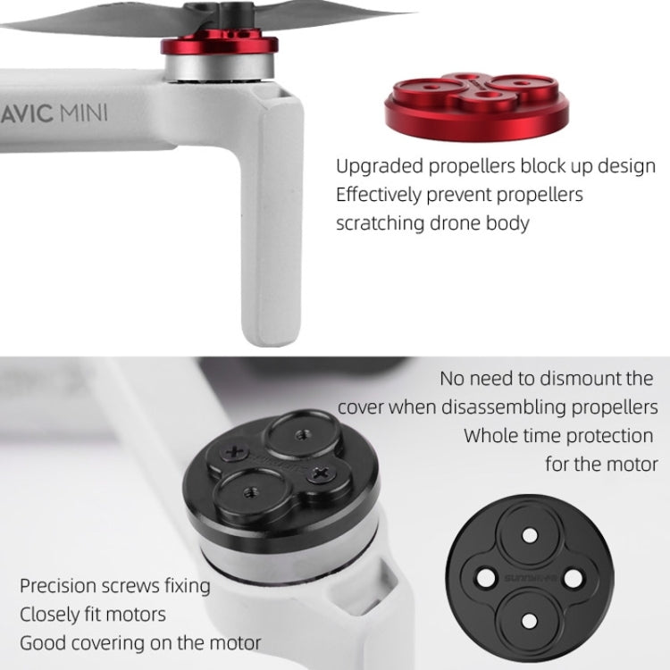 4 PCS Sunnylife Motor Metal Protection Cover for DJI Mini 2