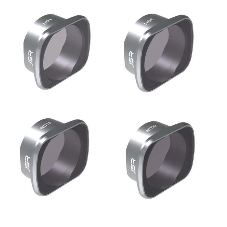 JSR KS 4 in 1 ND4+ND8+ND16+ND32 Lens Filter for DJI FPV, Aluminum Alloy Frame, 4 in 1 ND