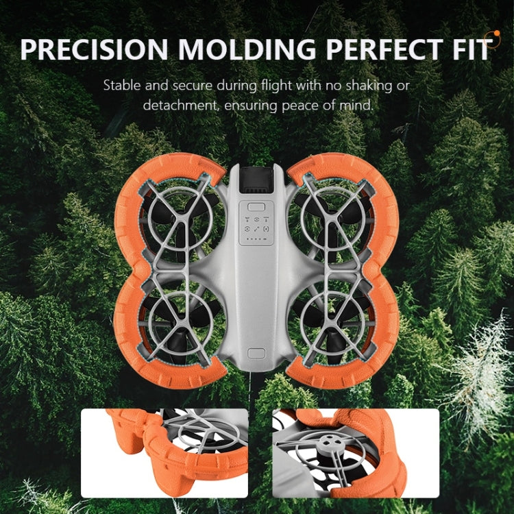 For DJI Neo STARTRC Light Anti-Sink Floating Propeller Guard Bumper, For DJI Neo (Orange)