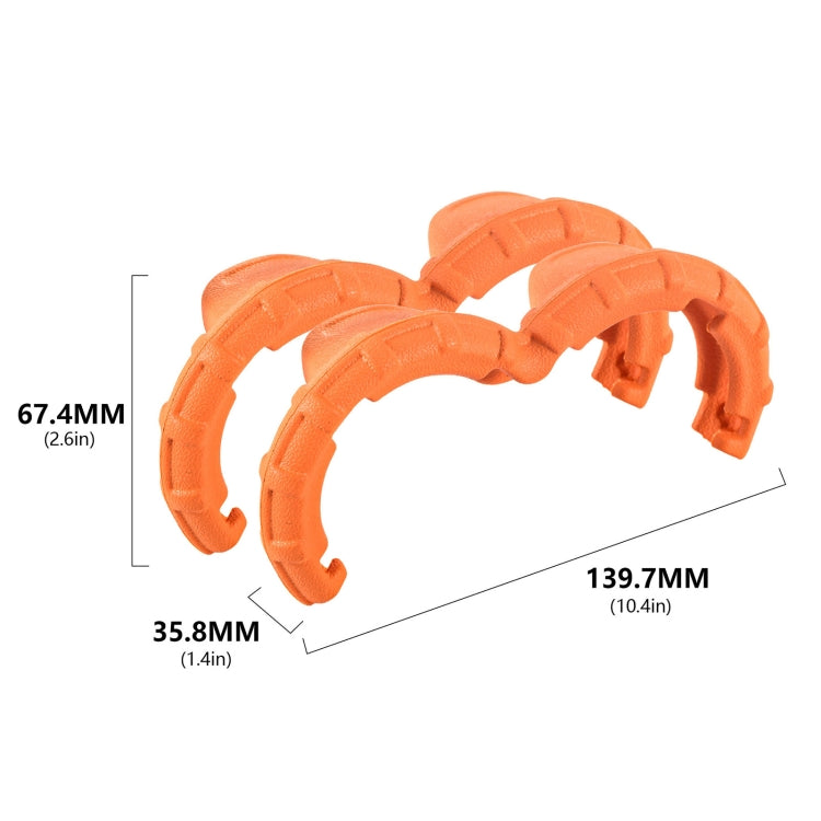 For DJI Neo STARTRC Light Anti-Sink Floating Propeller Guard Bumper, For DJI Neo (Orange)