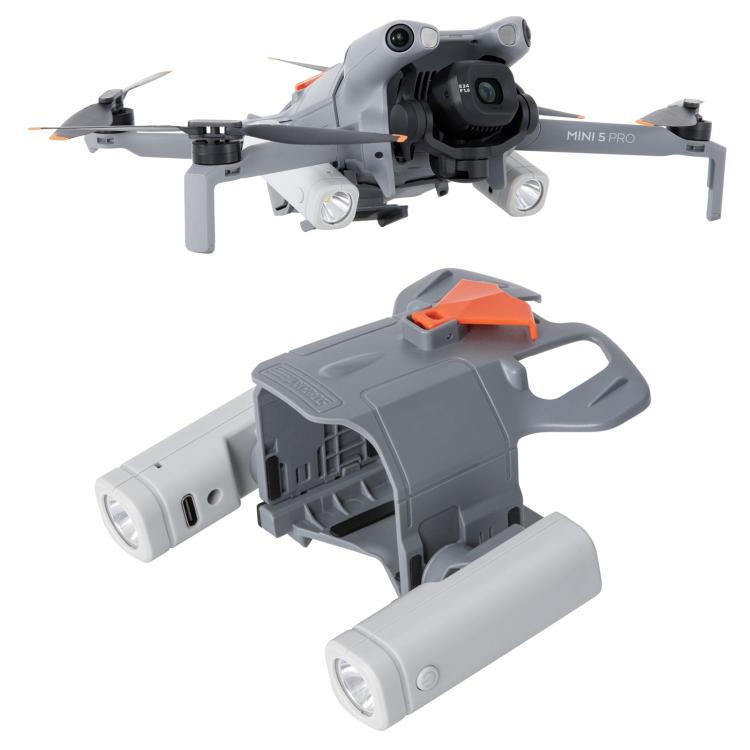 For DJI Mini 5 Pro STARTRC Night Navigation Searchlight LED Flashlight Rechargeable Refill Lighting Signal Light, For DJI Mini 5 Pro