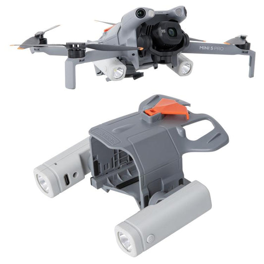 For DJI Mini 5 Pro STARTRC Night Navigation Searchlight LED Flashlight Rechargeable Refill Lighting Signal Light, For DJI Mini 5 Pro