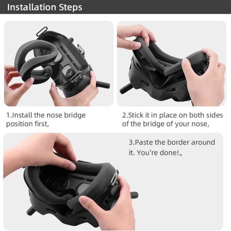 For DJI FPV Goggles V2  BRDRC Flying Glasses Protector Eyecups, For DJI FPV Goggles V2