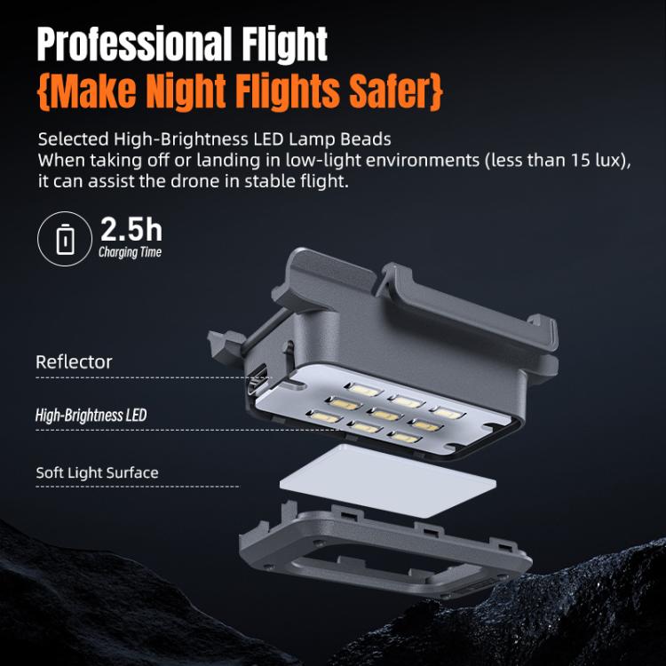 For DJI Neo 2 STARTRC LED Light Heightened Landing Gear Training Rack, For DJI Neo 2