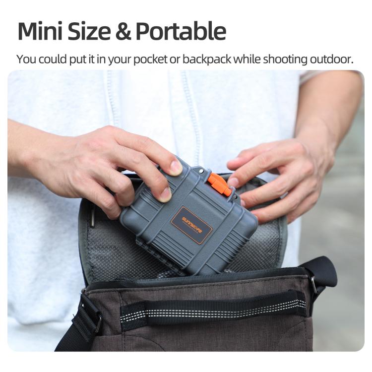 For DJI Osmo Nano Sunnylife Mini Travel Box Waterproof Carrying Box Shock-proof Hard Shell, For DJI Osmo Nano